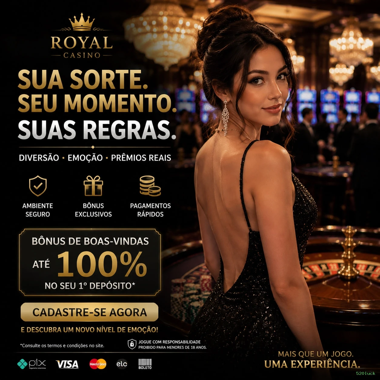Recursos Exclusivos do App 520luck - Modo Offline, Login Biométrico