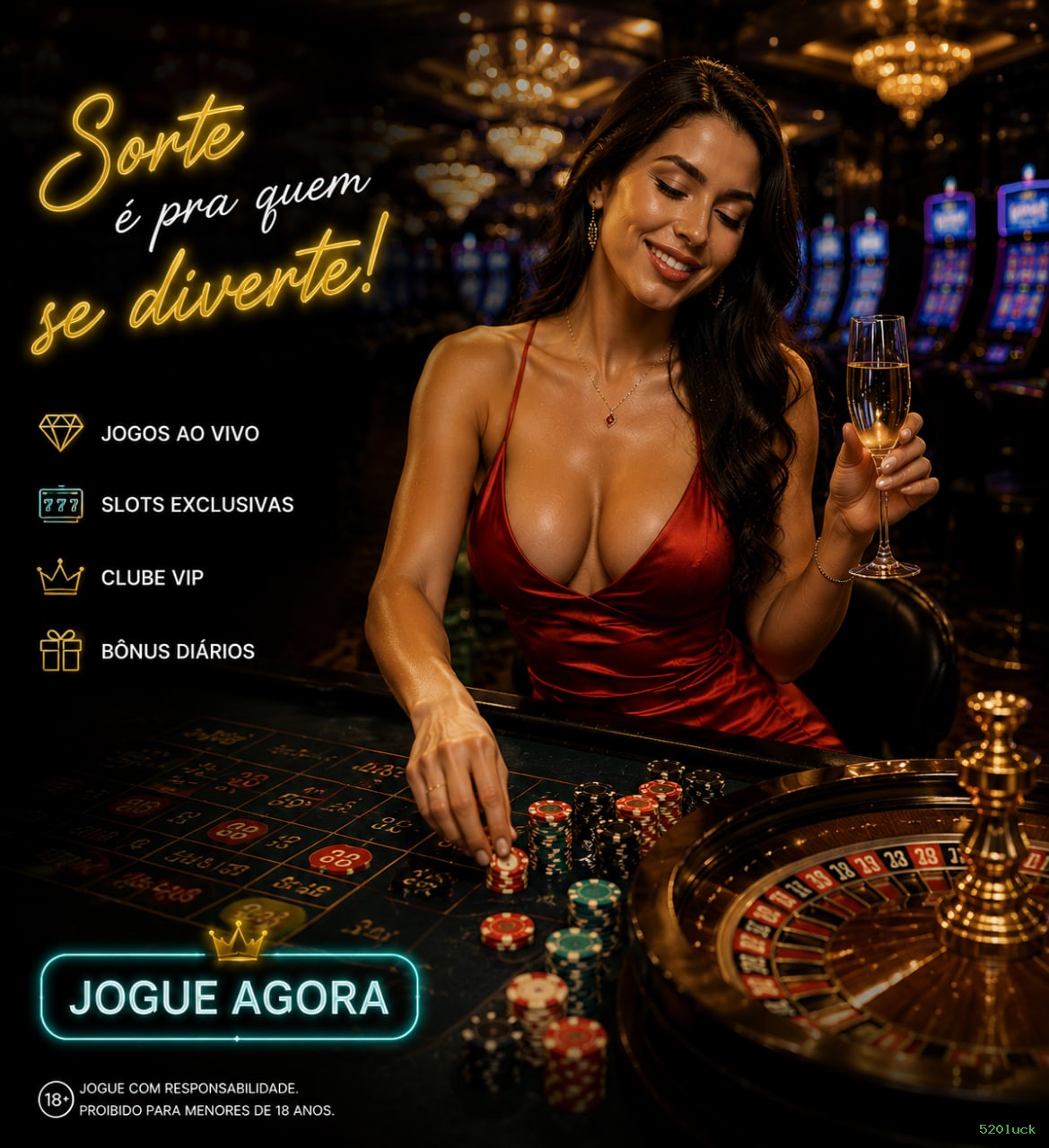 Cassino ao Vivo 520luck - Dealers Brasileiros Profissionais